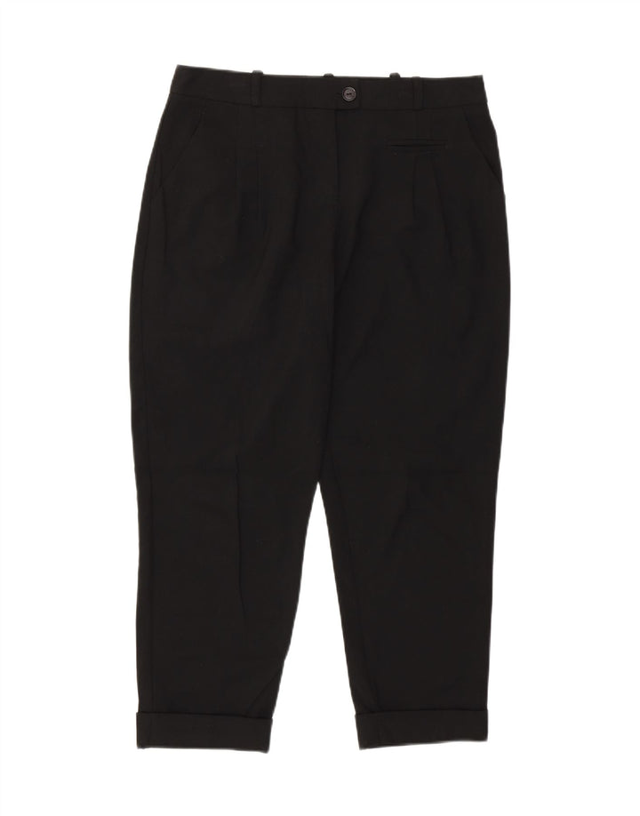 Damskie zwężane spodnie TOPSHOP UK 10 Small W31 L23 Czarne