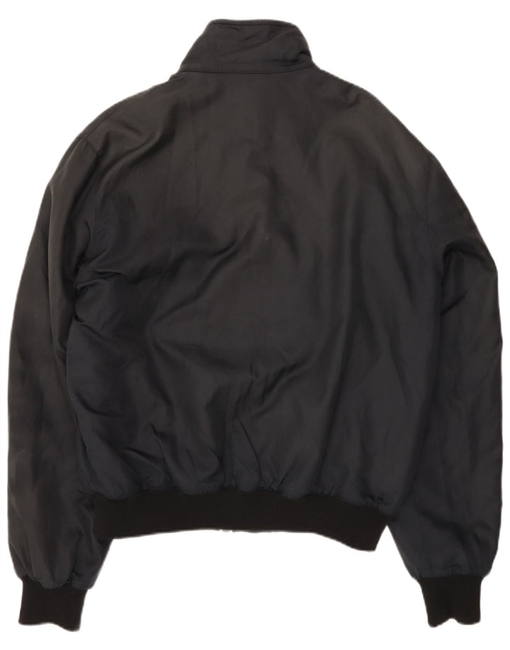REFRIGIWEAR Mens Bomber Jacket UK 40 Large Navy Blue Polyamide