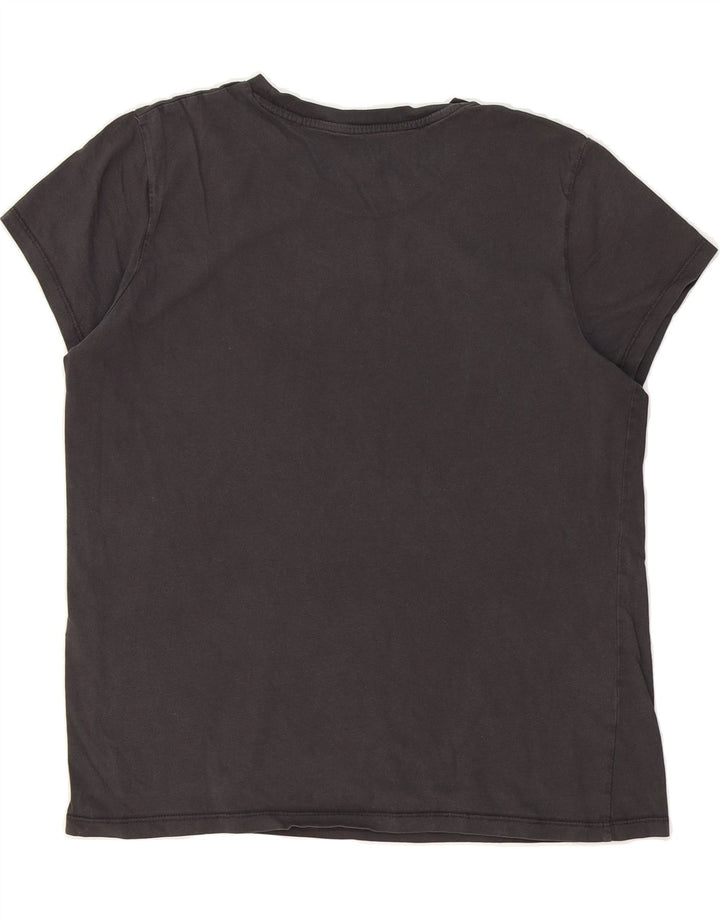 LEVI'S Womens T-Shirt Top UK 16 Large Black Cotton Vintage Levi's and Second-Hand Levi's from Messina Hembry 