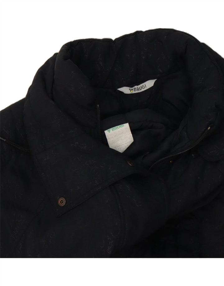 BRUGI Womens Windbreaker Jacket EU 36 Small Black Polyamide Vintage Brugi and Second-Hand Brugi from Messina Hembry 