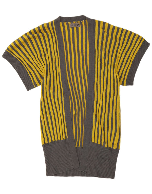 Damski sweter oversize o przedłużonym kroju Numph UK 6 XS w żółte paski