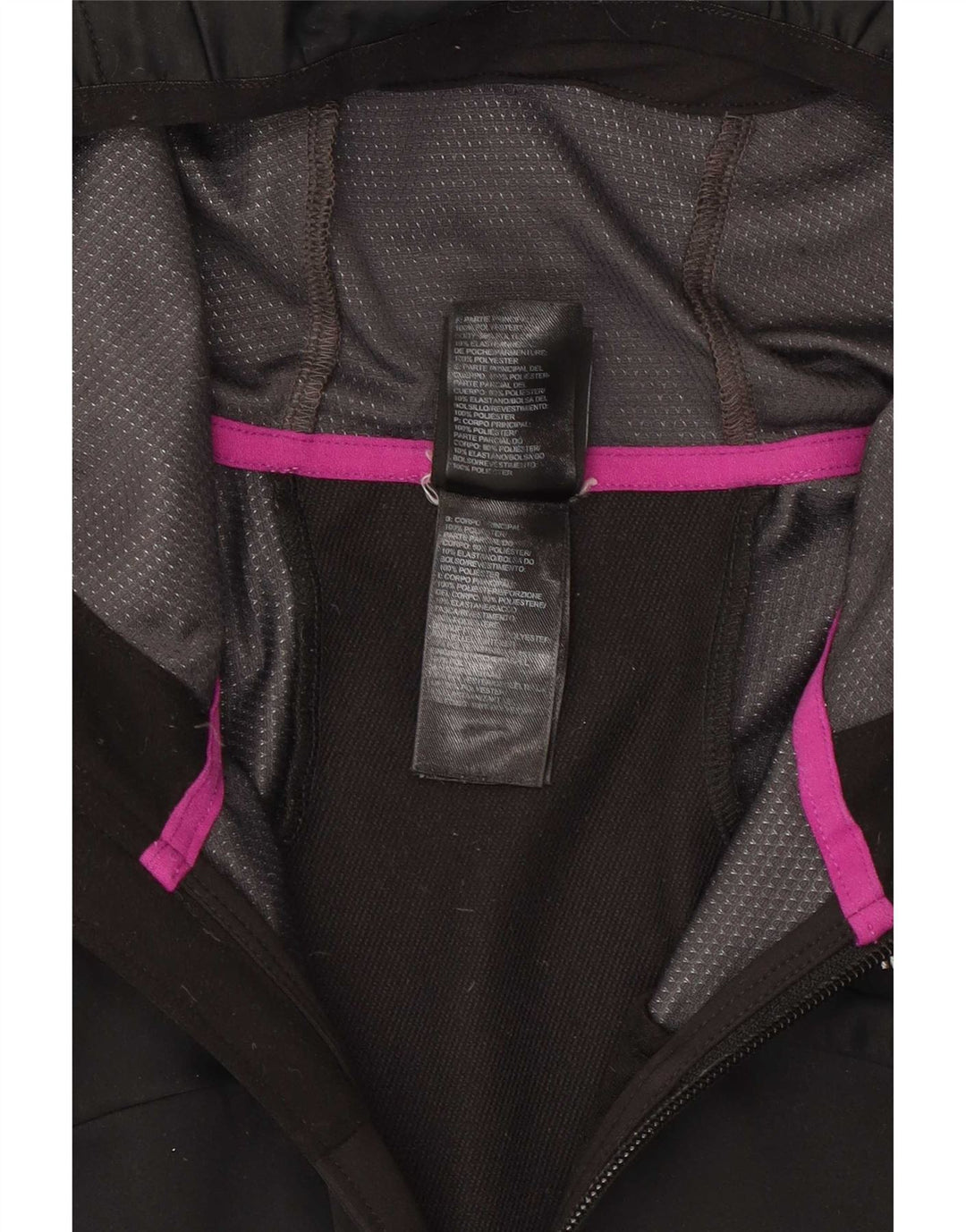 Damska kurtka dresowa The North Face UK 10, mała, czarna, z blokami kolorów