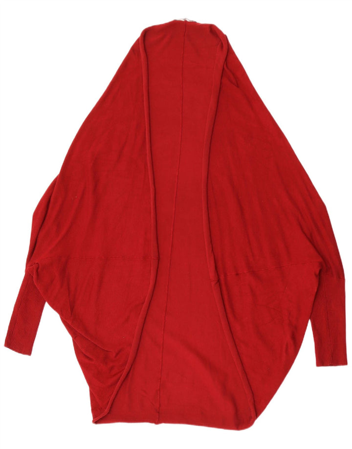 Sweter damski Zara Poncho Cardigan UK 14 Średni bordowy