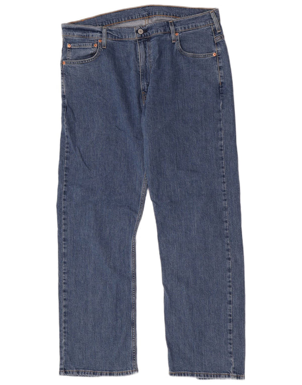 Męskie jeansy Levi's 569 o swobodnym kroju W36 L32 Niebieska bawełna