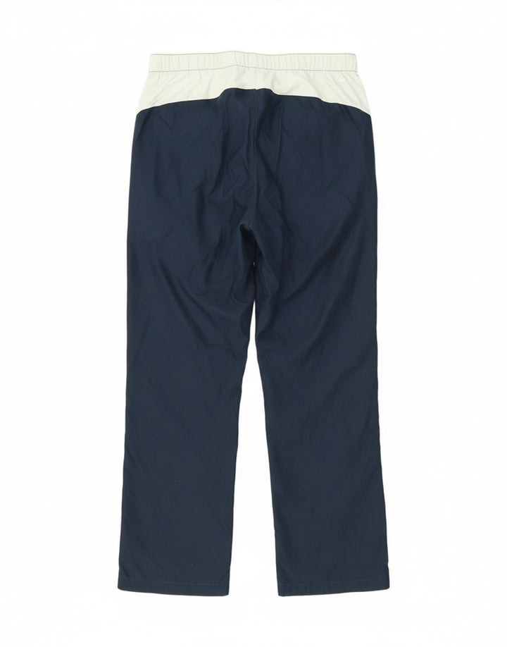 CHAMPION Mens Tracksuit Trousers Large Navy Blue Colourblock Polyester