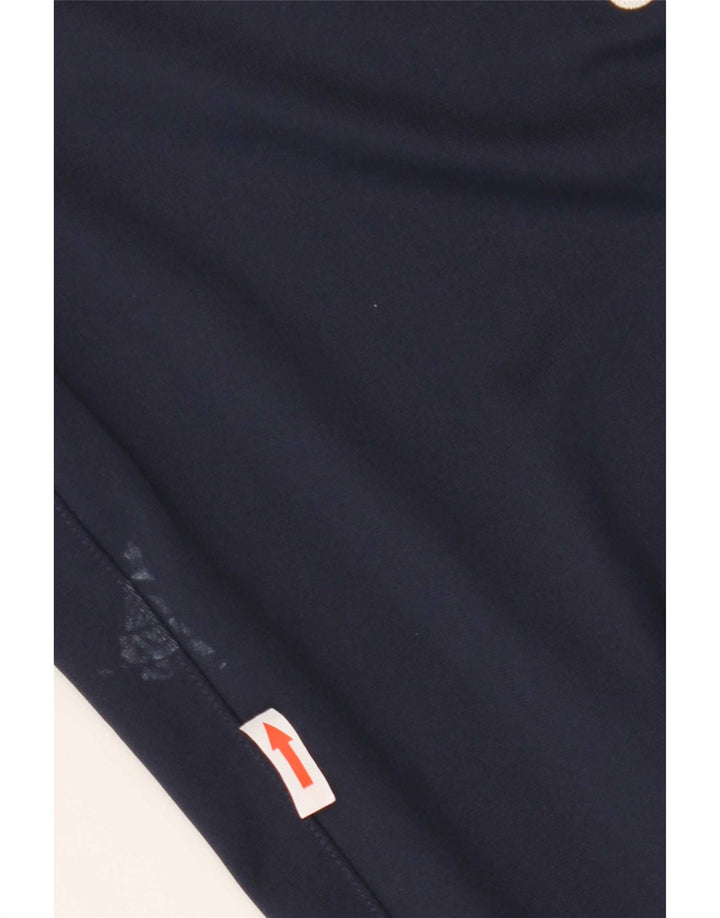 Męskie spodnie dresowe Nike Dri Fit Graphic, średnie granatowe