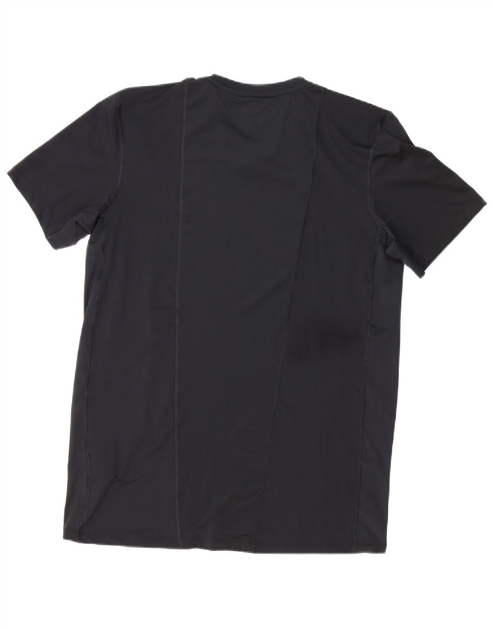 Adidas Męski T-shirt Top Duży Czarny Poliester
