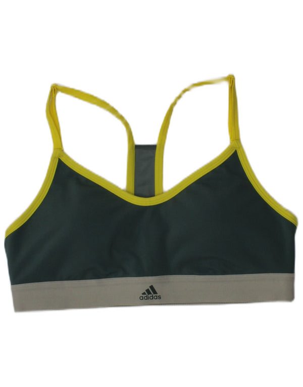Damski biustonosz sportowy Adidas Padded Sport Bra Top, mały, zielony
