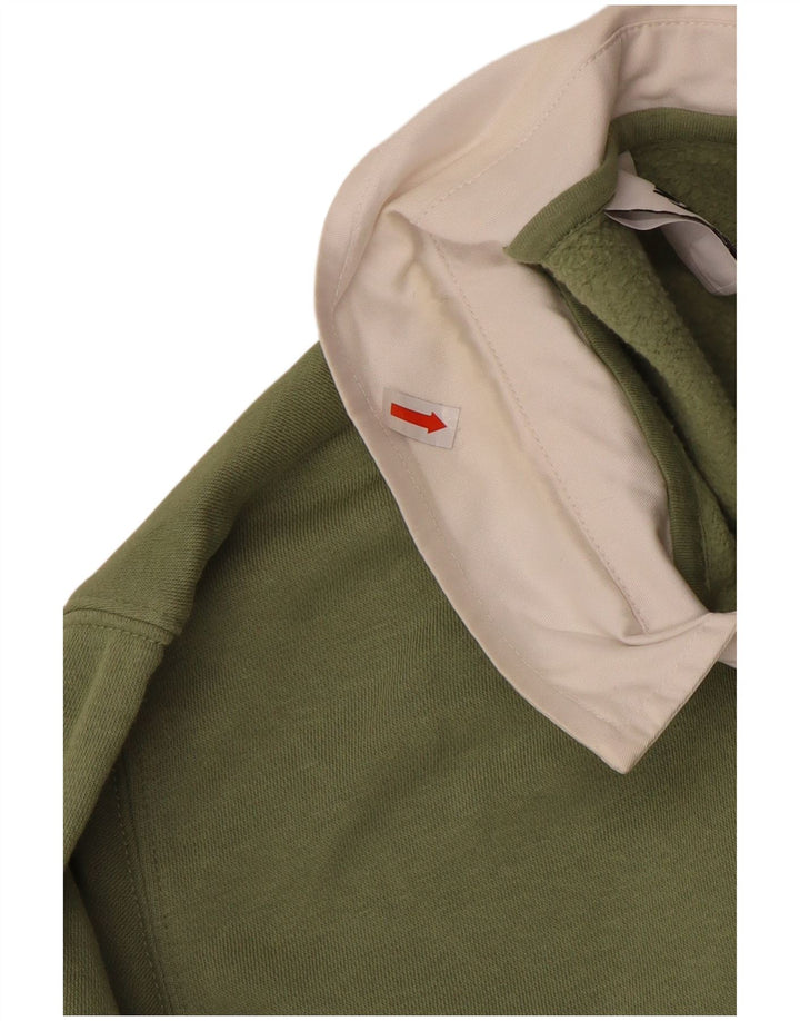 Męska bluza polo Nike, mała, zielona, bawełniana