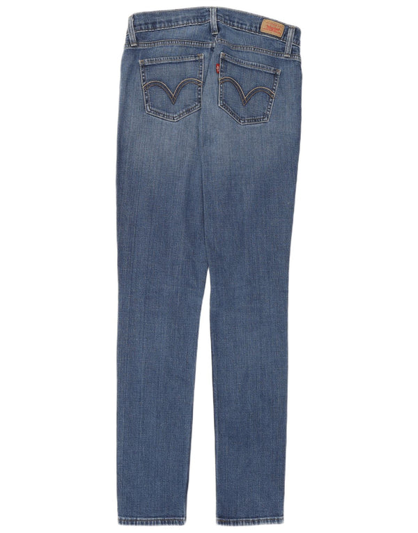 Damskie jeansy Levi's 524 Super Low Skinny US 7 Medium W27 L33 Niebieska bawełna