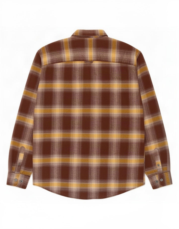 Koszula flanelowa męska Jack & Jones, bawełniana w brązową kratkę