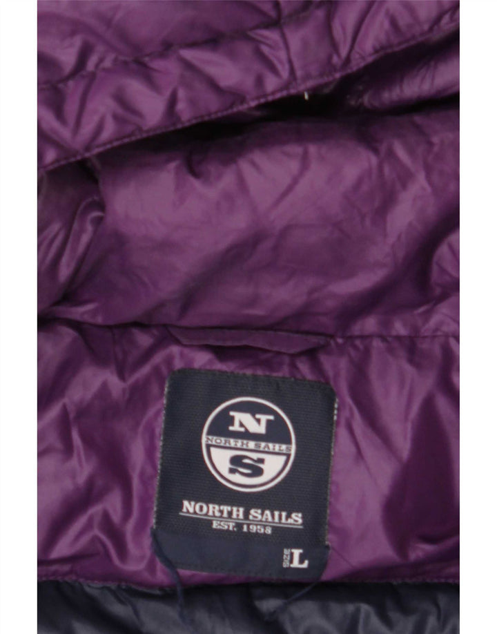 Damska ocieplana kurtka z kapturem North Sails UK 16 Large Purple Polyamide