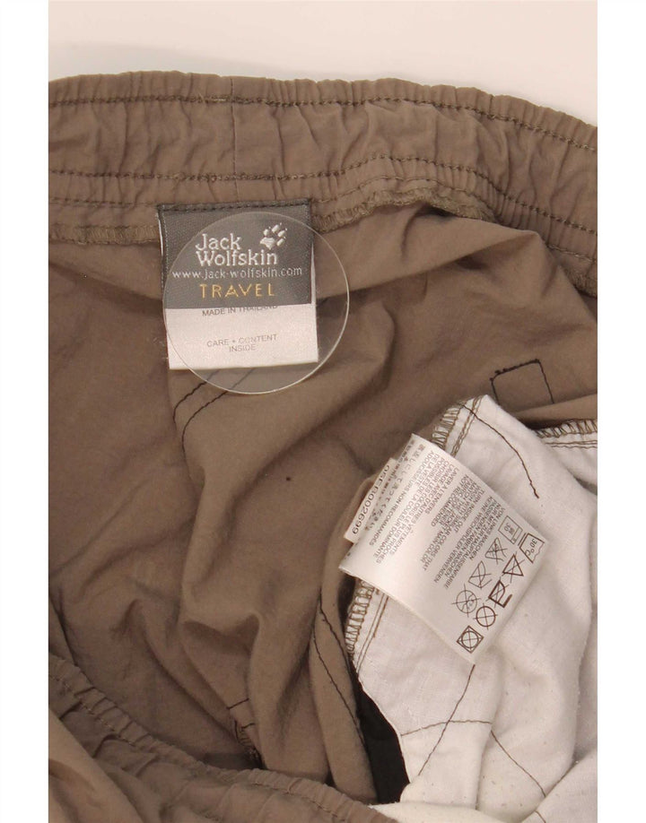 Męskie spodnie turystyczne Jack Wolfskin Medium W32 L33 Brązowy blok kolorów