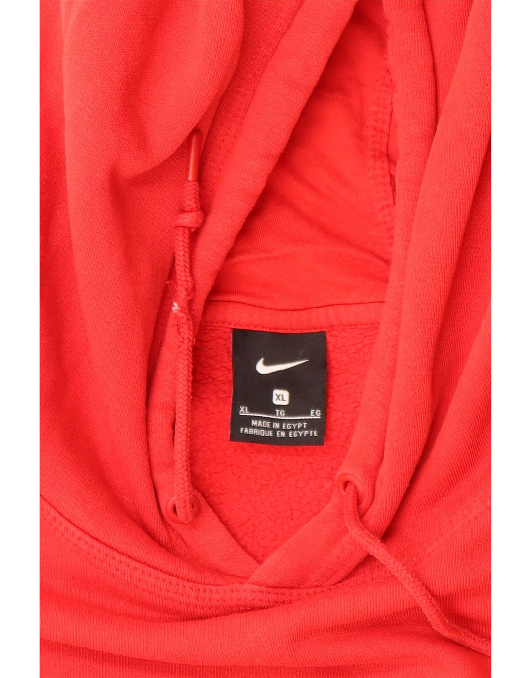 Męska bluza z kapturem Nike XL, czerwona, bawełniana