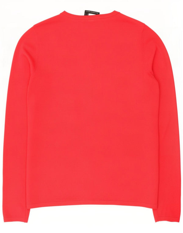 Sweter damski Zara Cardigan UK 14 Large, czerwona wiskoza