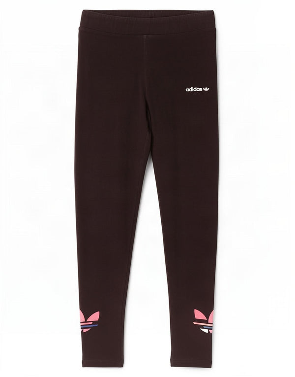 Damskie legginsy Adidas Graphic UK 8 Small, czarne, bawełniane