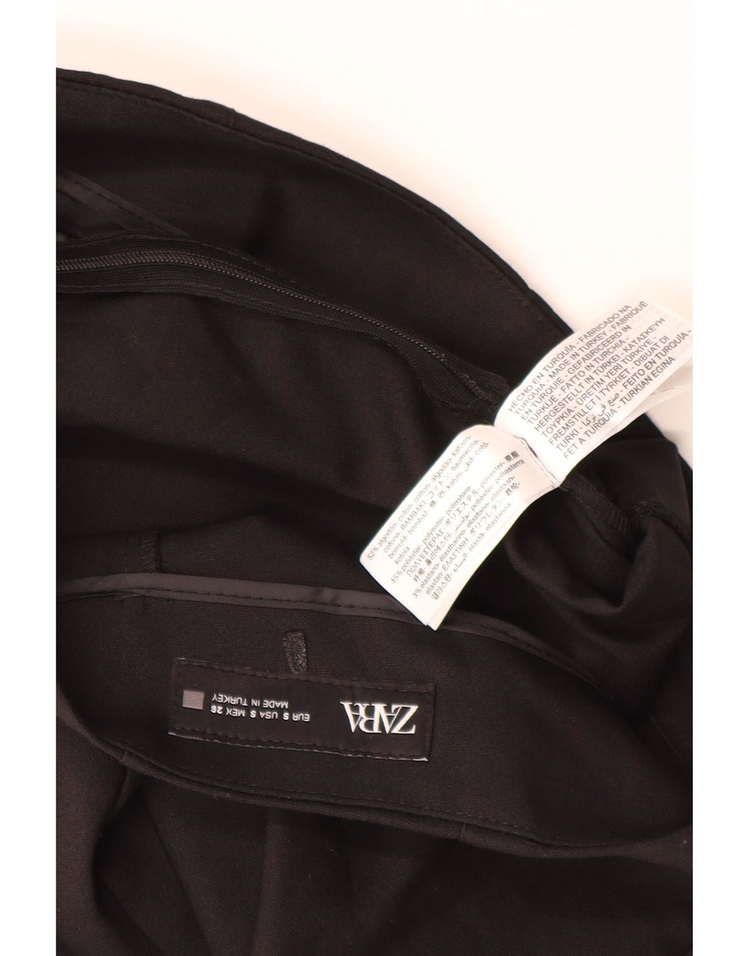 Spodnie damskie Zara, małe, W26, czarne