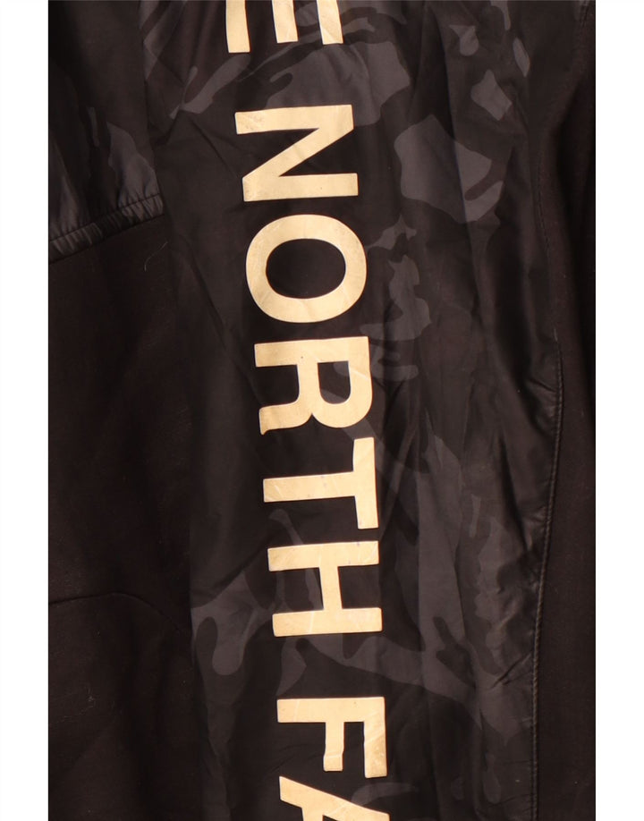 Męski sweter z kapturem i zamkiem THE NORTH FACE, mały, czarny, sportowy