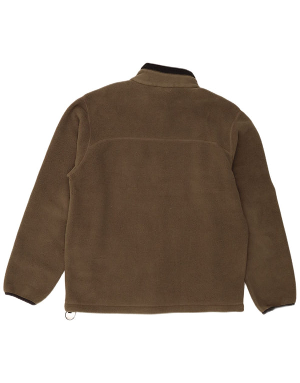 Męska kurtka polarowa Timberland UK 40, duża, khaki, poliester