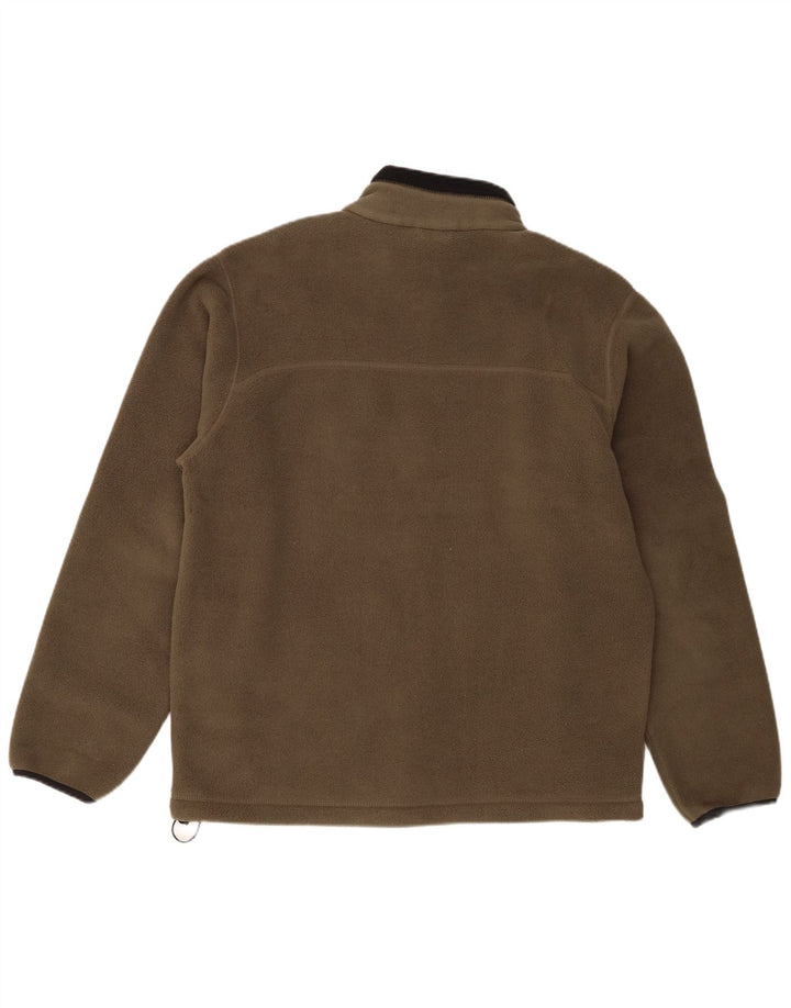 Męska kurtka polarowa Timberland UK 40, duża, khaki, poliester