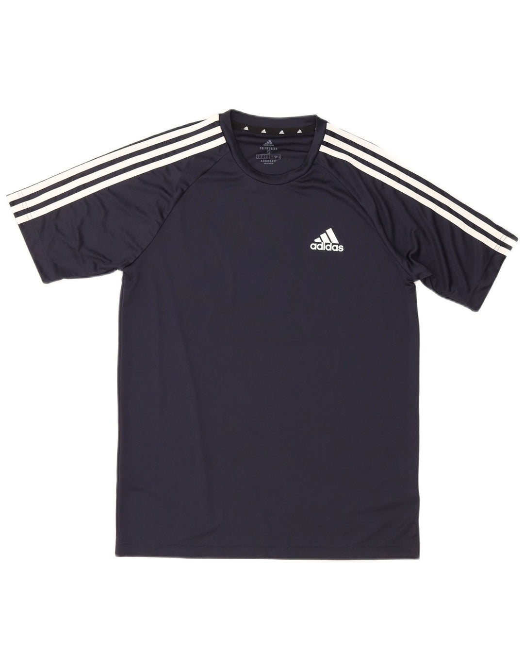 Adidas Męski T-shirt Top Mały Granatowy Poliester