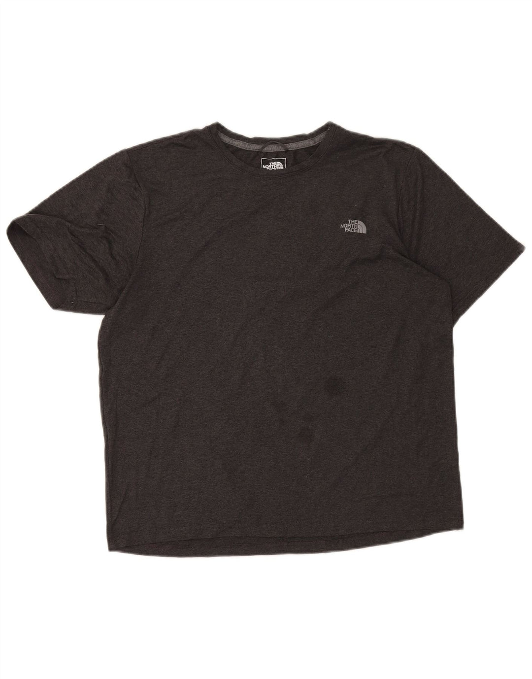 Męski t-shirt The North Face, średnioszary, nakrapiany poliester