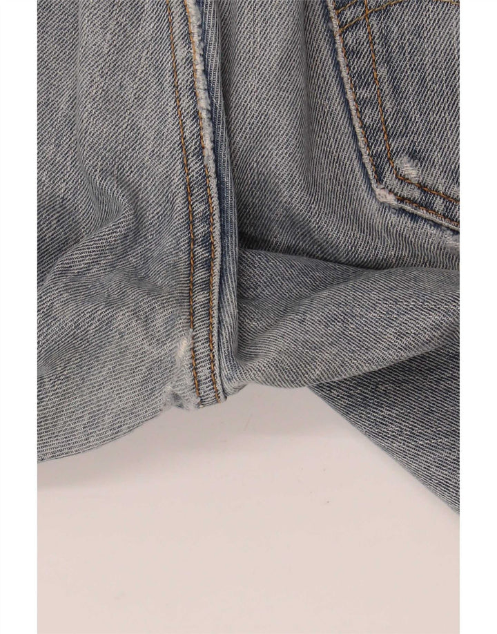 Męskie jeansy Levi's 505 w trudnej sytuacji W34 L32 Niebieska bawełna