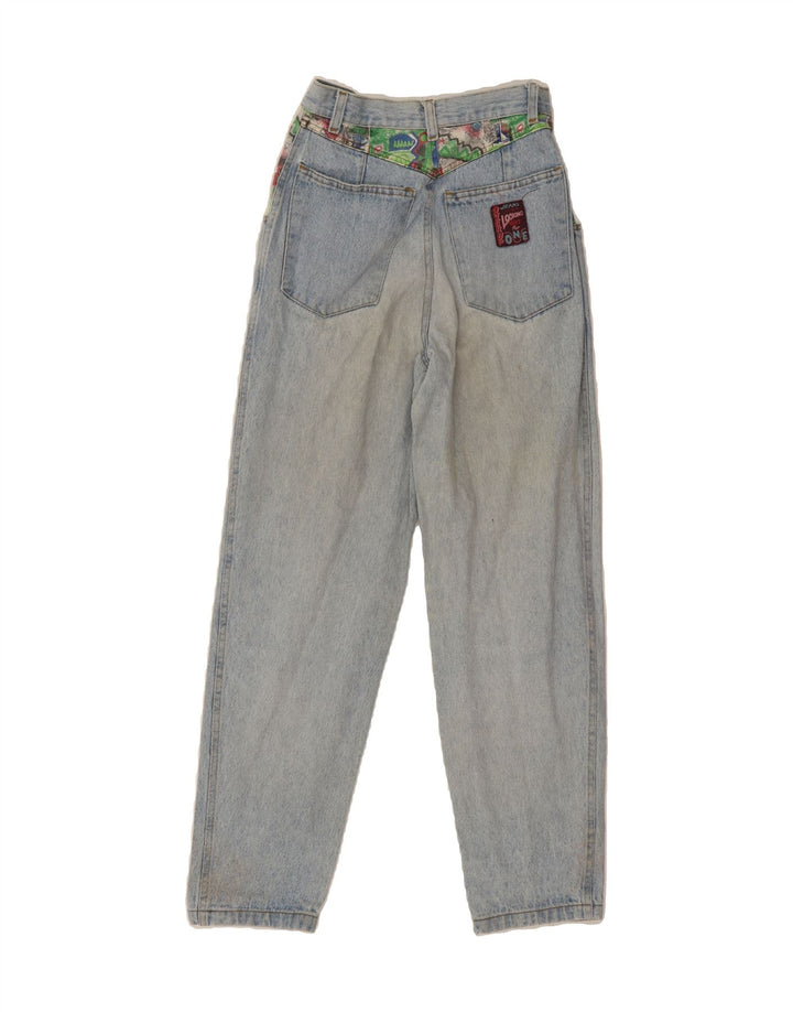 VINTAGE Womens High Rise Straight Jeans W24 L28 Blue Vintage Vintage and Second-Hand Vintage from Messina Hembry 