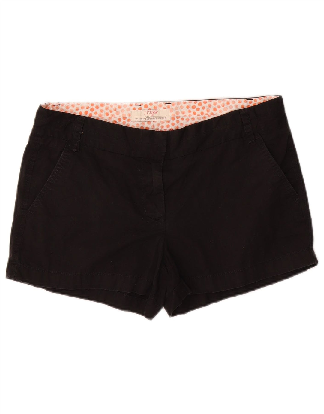 Damskie spodenki J. Crew Broken In Chino US 6 Medium W32, czarna bawełna