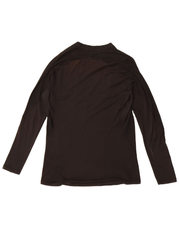 Damska koszulka Adidas Climacool z długim rękawem UK 14, duża czarna