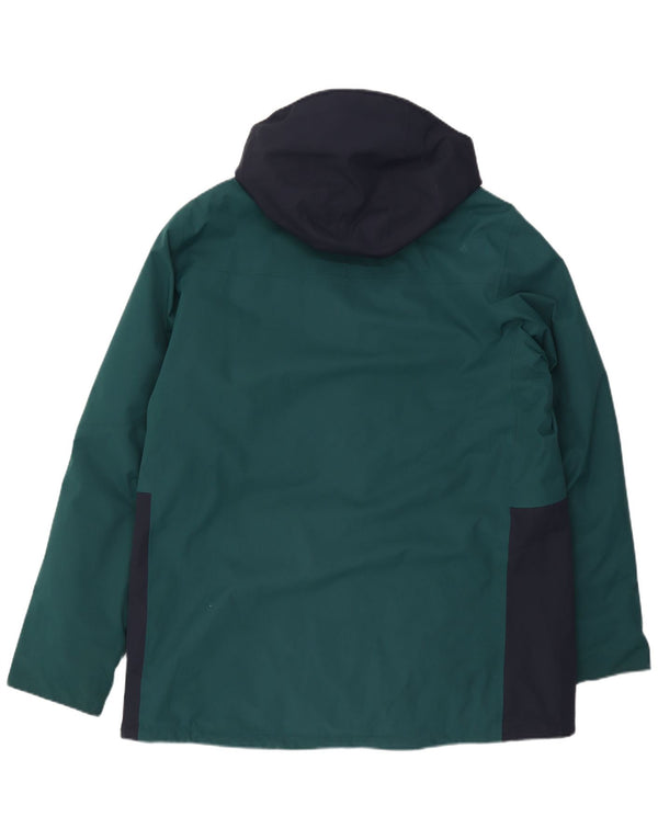 Męska kurtka wiatrówka Jack Wolfskin z kapturem UK 50 3XL w kolorze zielonym
