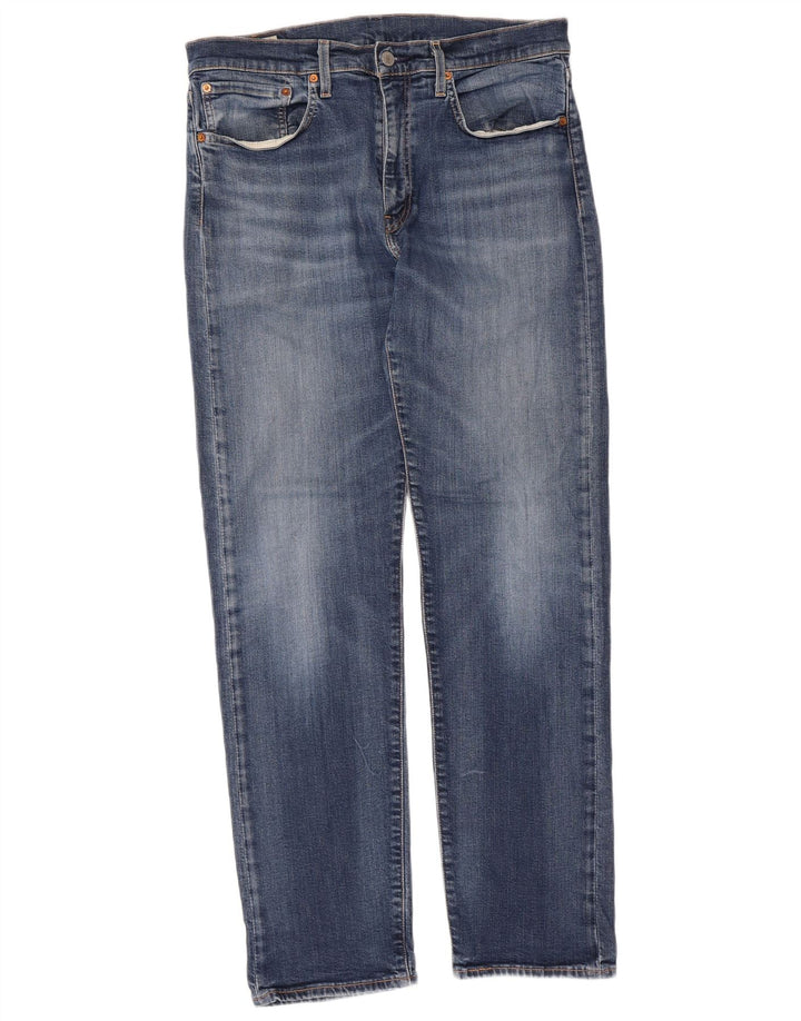 Męskie jeansy Levi's 502 zwężane W34 L34 niebieska bawełna