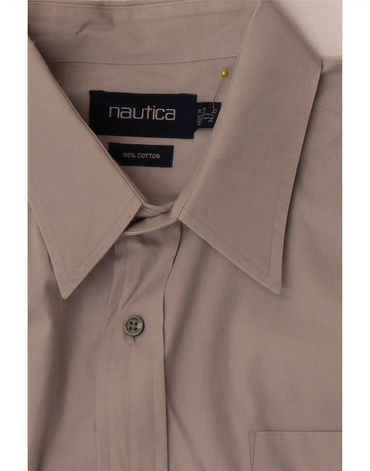 Koszula męska Nautica rozmiar 17 XL, szara, bawełniana