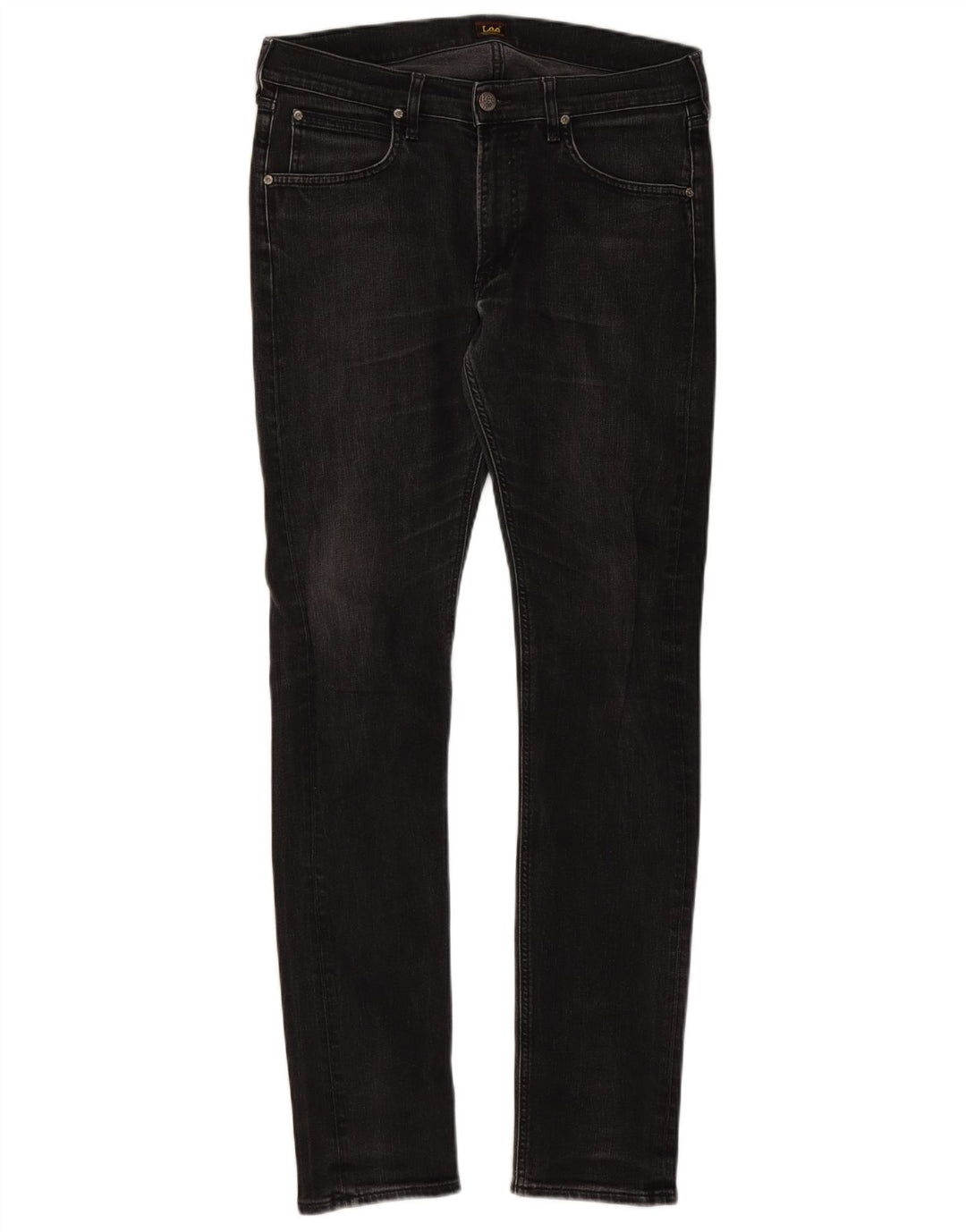 Męskie jeansy Lee Skinny W34 L34, czarne, bawełniane