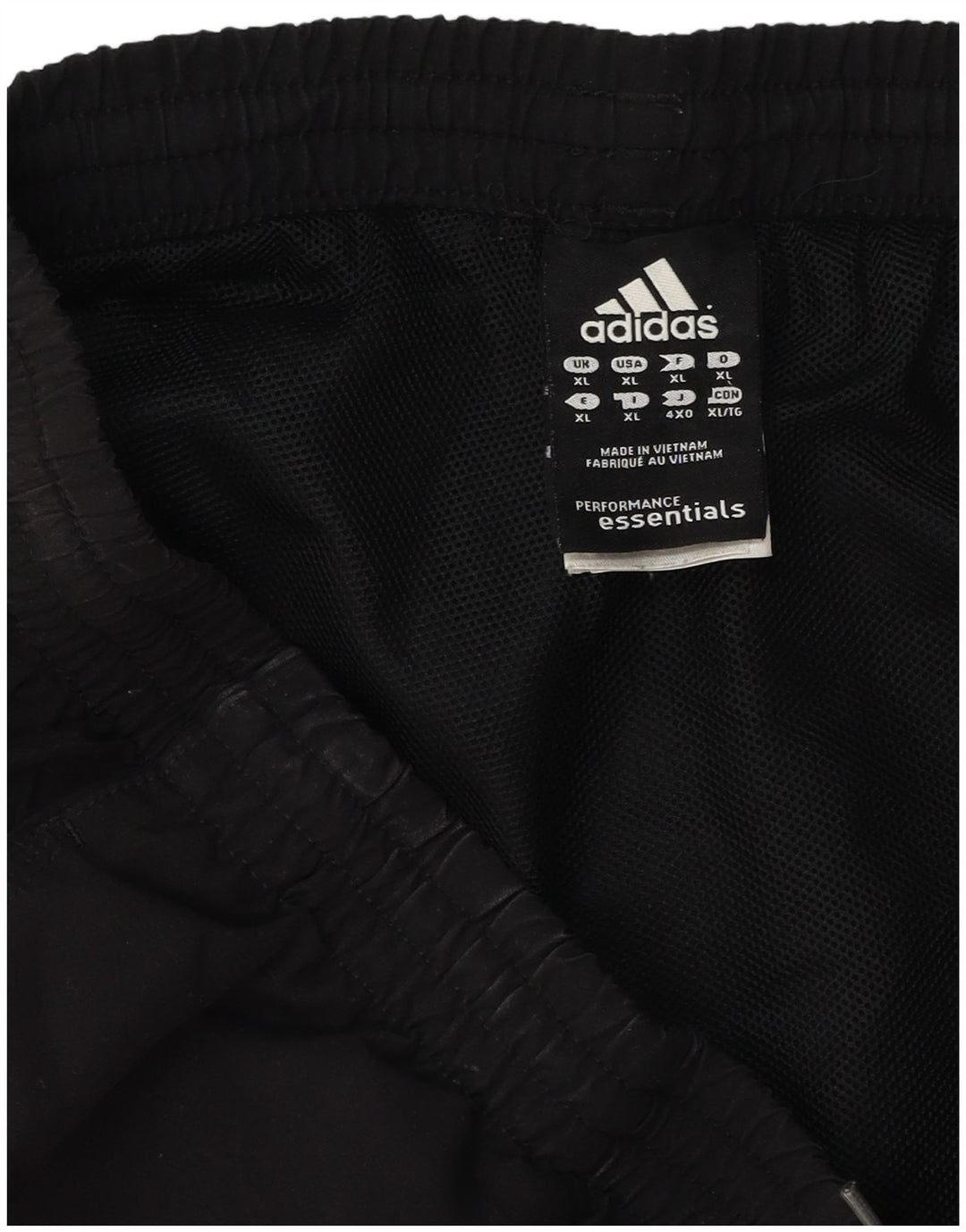 Męskie spodenki sportowe Adidas XL, czarne, poliestrowe