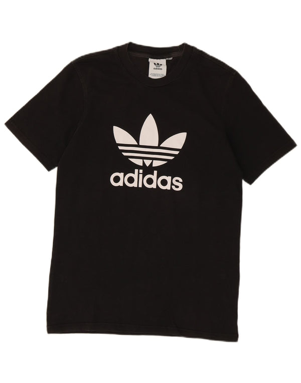 Męska koszulka z grafiką Adidas Top XS w kolorze czarnym