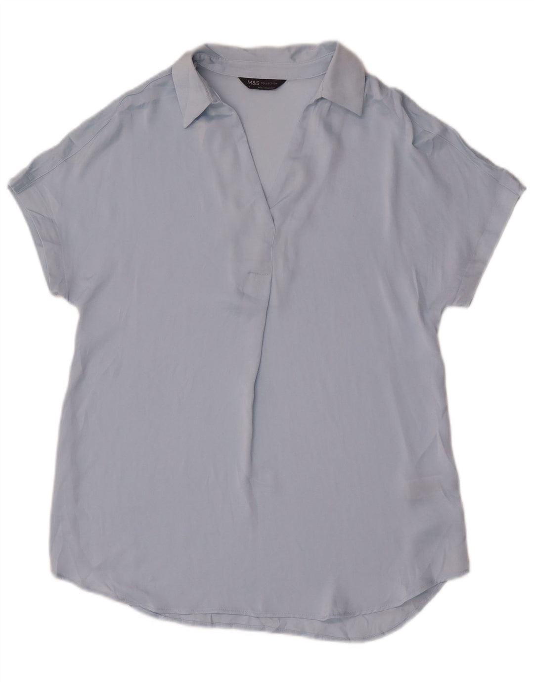 Marks & Spencer Damski top-tunika UK 8, mały, niebieski poliester