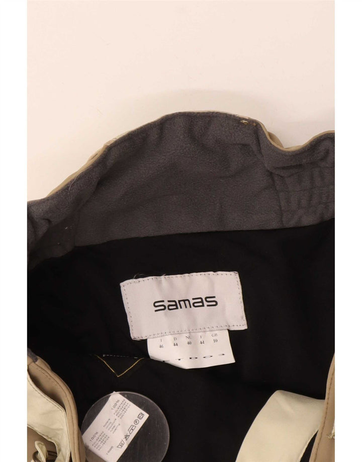 Damskie spodnie narciarskie Samas UK 10 Small Beige Colourblock Polyester