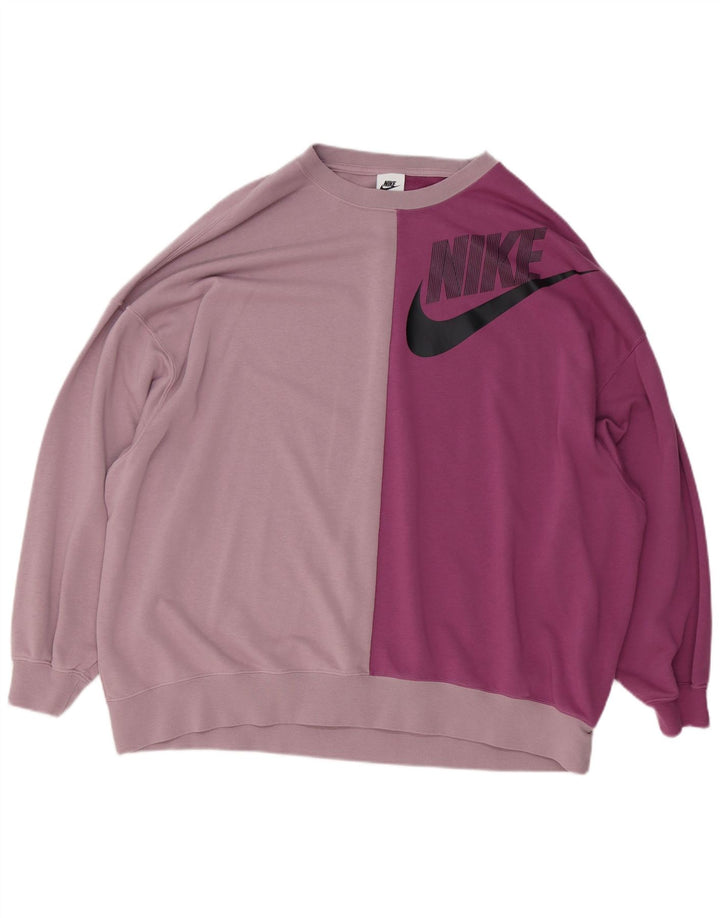 Damska bluza dresowa Nike Graphic UK 14 w kolorze średniego różu