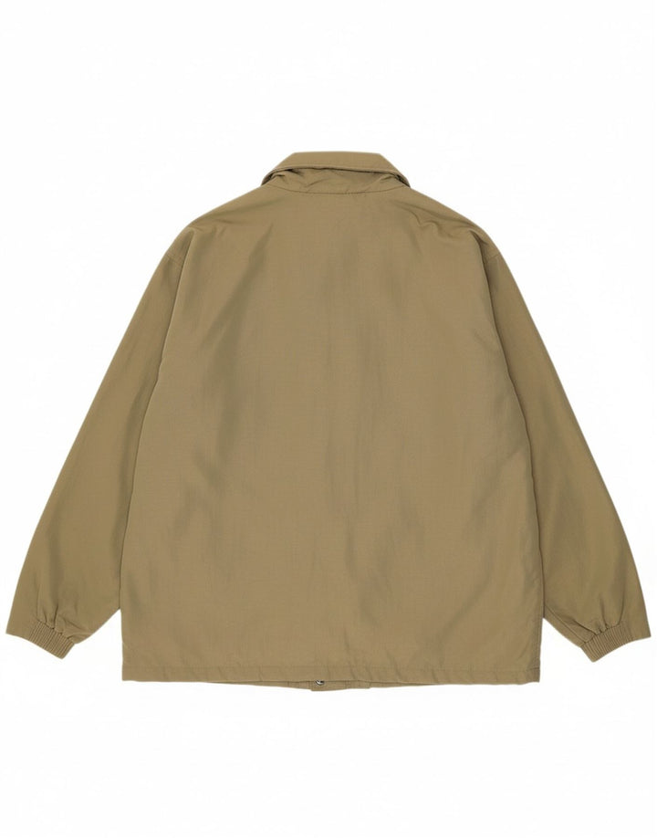 DIADORA Mens Rain Jacket UK 42 XL Khaki Polyamide Vintage Diadora and Second-Hand Diadora from Messina Hembry 