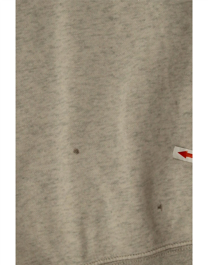 Męski sweter z kapturem Nike Graphic, średnioszary, bawełniany