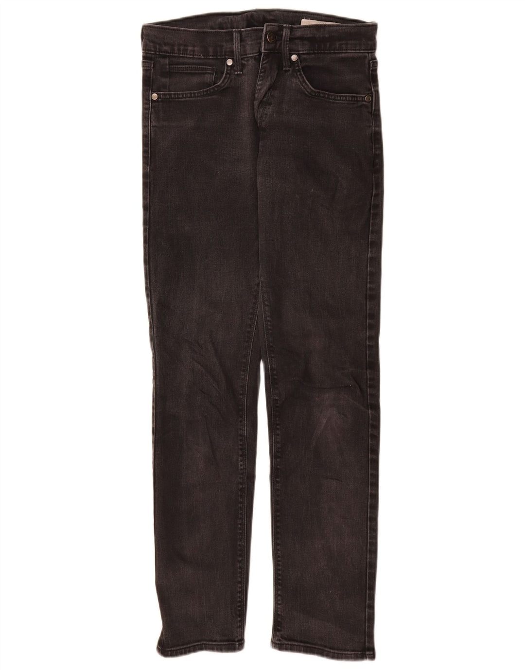 Marks & Spencer Męskie jeansy slim W28 L31 Czarne bawełniane