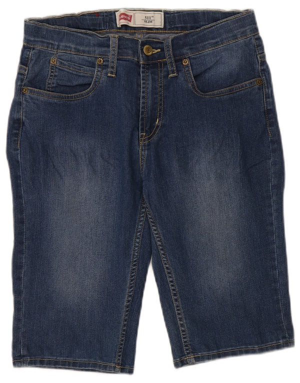 Szorty dżinsowe Levi's 511 Slim Fit chłopięce 15-16 lat W30 niebieska bawełna