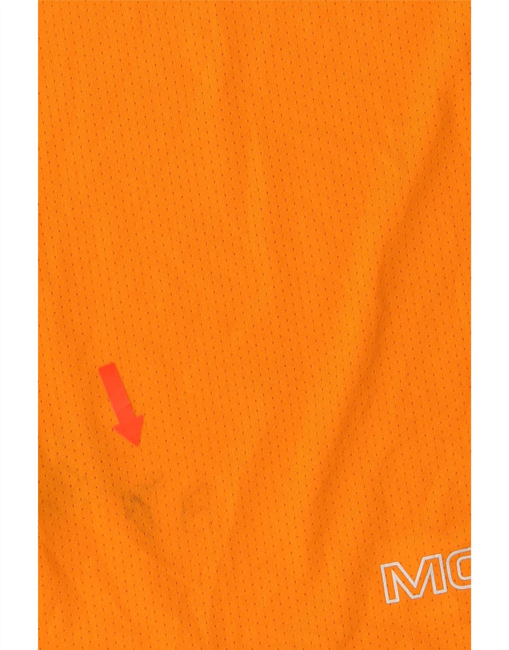 T-shirt męski Monterrain, mały, pomarańczowy, poliester