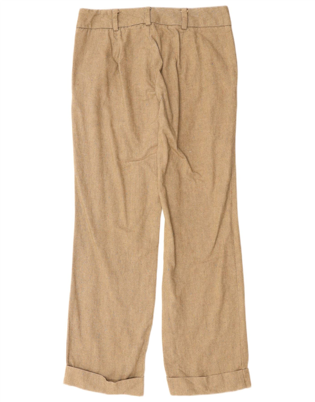 Spodnie damskie DOCKERS proste chino US 8 średnie W32 L30 beżowa bawełna