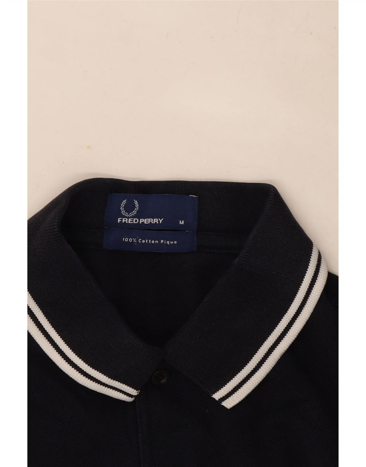Męska koszulka polo Fred Perry, średnia, granatowa, bawełniana