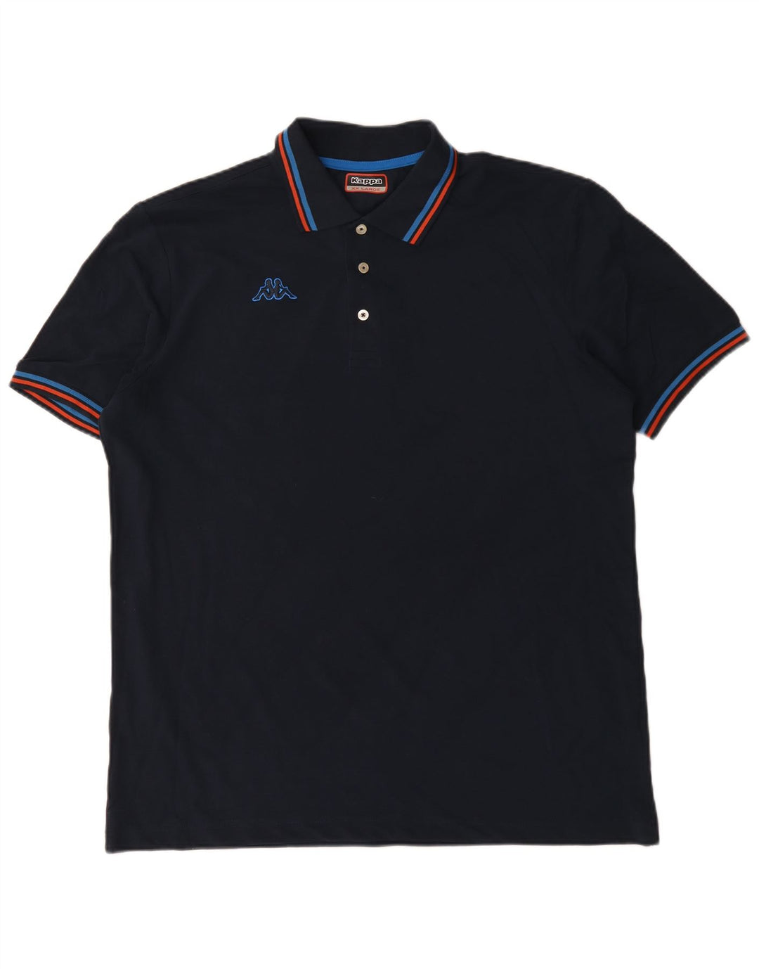Męska koszulka polo Kappa 2XL Czarna bawełniana