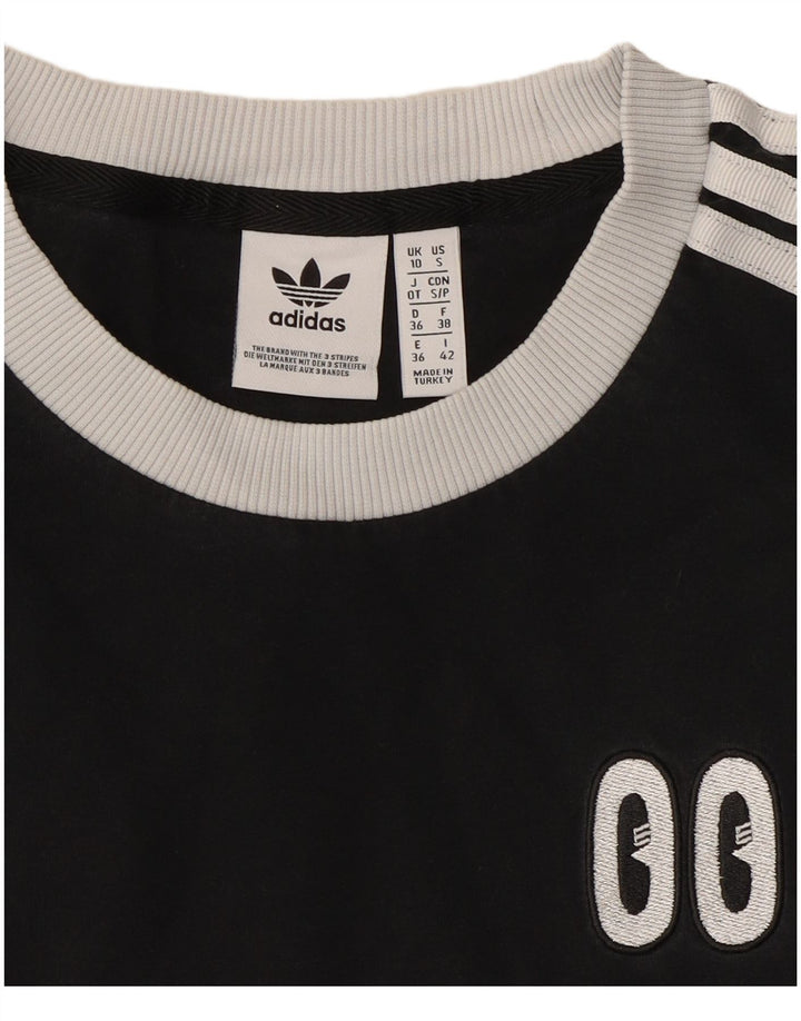 Damska koszulka Adidas Top UK 10, mała czarna