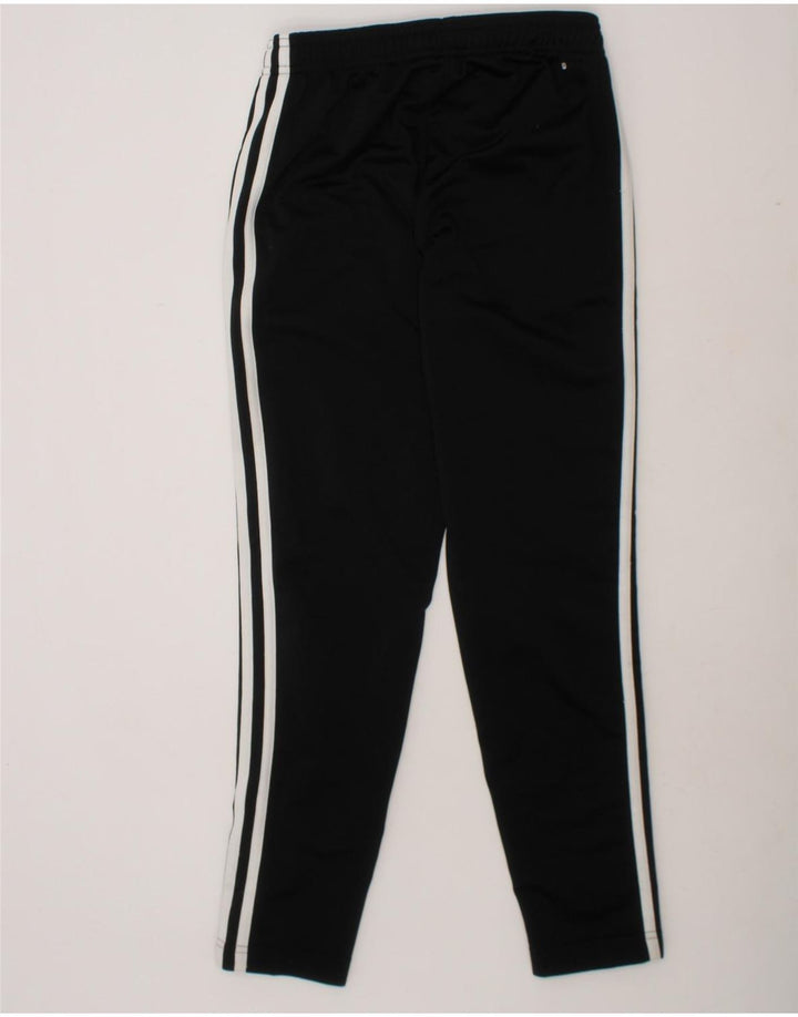 ADIDAS Boys Tracksuit Trousers 9-10 Years  Black Polyester Vintage Adidas and Second-Hand Adidas from Messina Hembry 