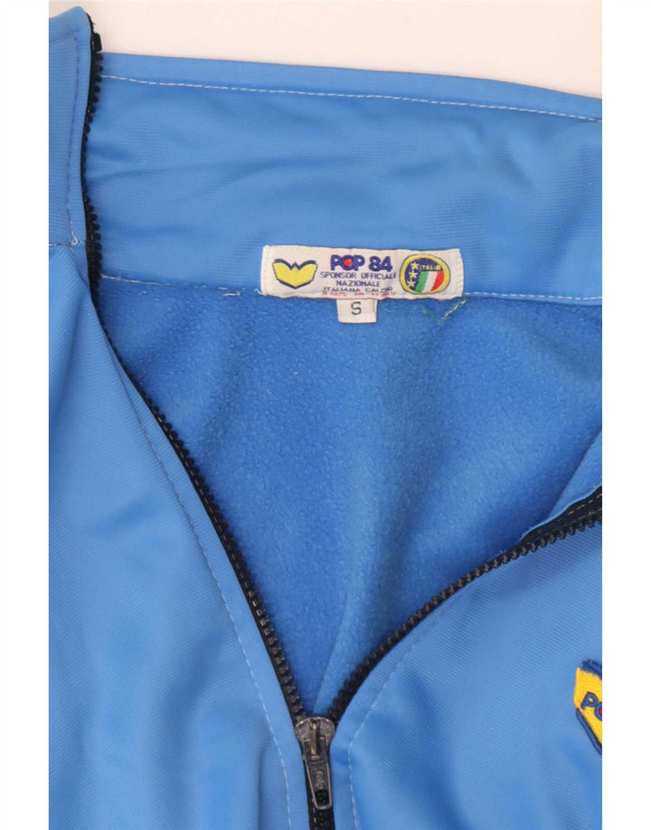POP 84 Męska bluza dresowa, mała niebieska Colorblock